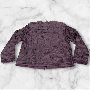 Eileen Fisher Silk Blouse Women's Size Petite Medium Purple